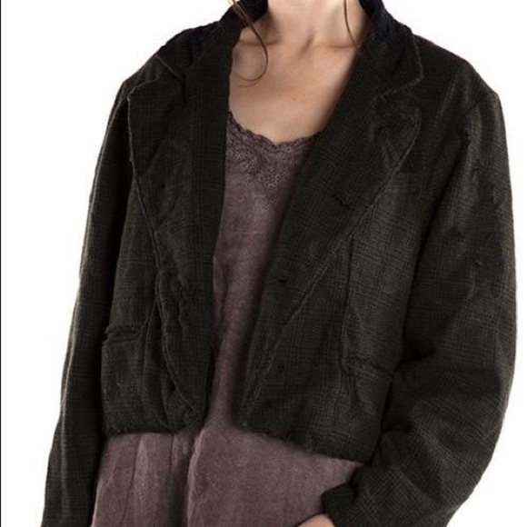 💕x2HP💕 black cropped dressy jacket - Picture 9 of 9